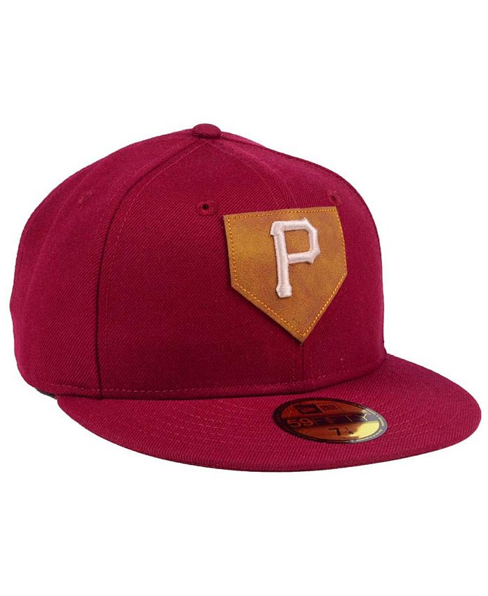 New Era Pittsburgh Pirates The Logo of Leather 59FIFTY Fitted Cap ...