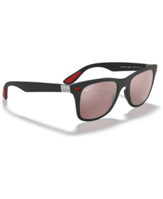 Men's Polarized Sunglasses, RB4195M Scuderia Ferrari Collection 52