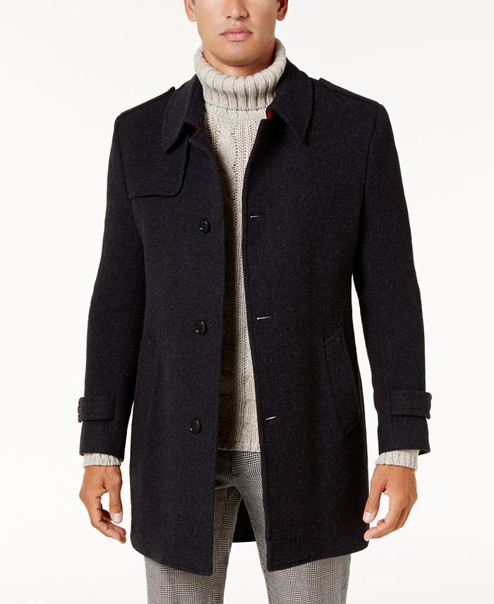 Kenneth Cole New York Men's Slim-Fit Ember Overcoat - Macy's