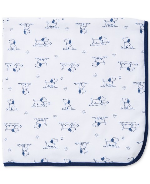 Детские Little Me Baby Boys Puppy Toile Print Cotton Blanket