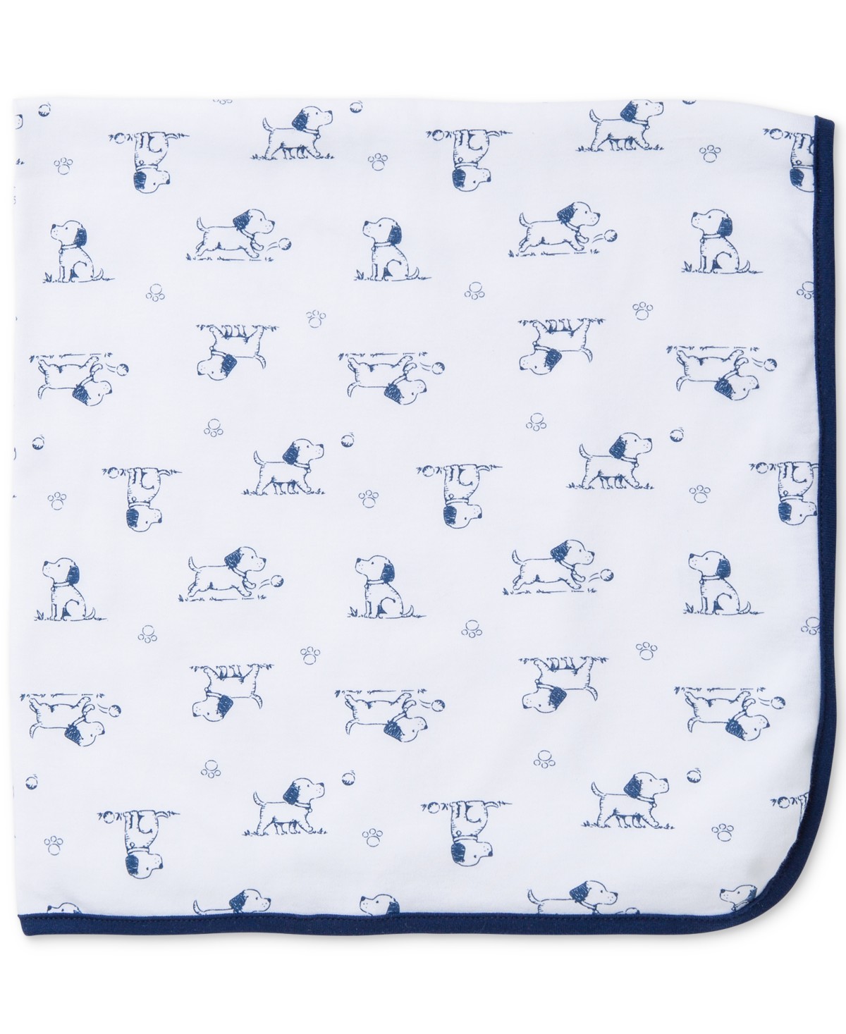 Детские Little Me Baby Boys Puppy Toile Print Cotton Blanket — фото 1