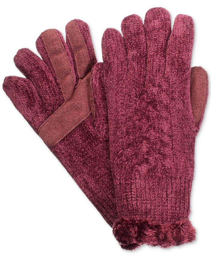 Isotoner Signature smarTouch® Women's Chenille Knit Gloves Macy's