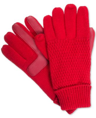 Isotoner Signature - Women's SmartDRI&reg; Solid Textured Gloves