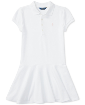 Polo Ralph Lauren Toddler Girls Cotton Jersey T-shirt Dress In White