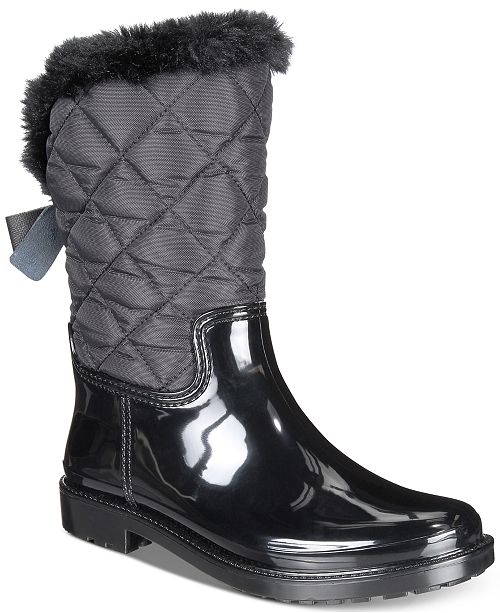kate spade new york Reid Quilted Boots & Reviews - Boots - Shoes - Macy's