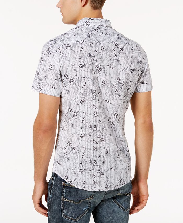 GUESS Men's SkullPrint Shirt Macy's