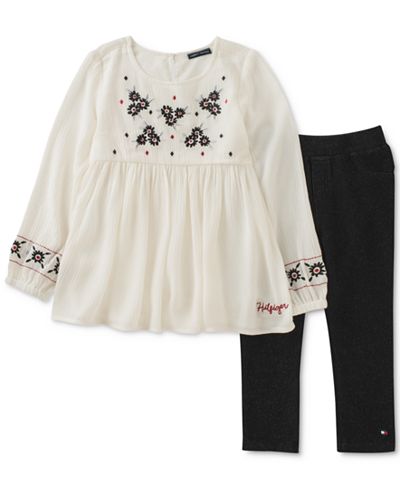 Tommy Hilfiger 2-Pc. Tunic & Leggings Set, Toddler & Little Girls (2T-6X)