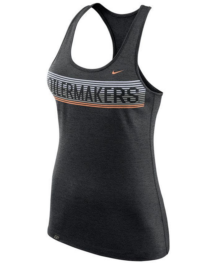 Nike Women's Purdue Boilermakers Touch Tank - Macy's