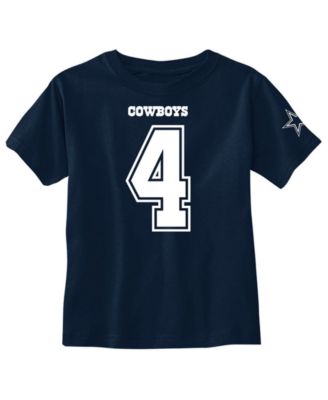 Dak Prescott Dallas Cowboys Eligible Player Name and Number T-Shirt, Toddler Boys