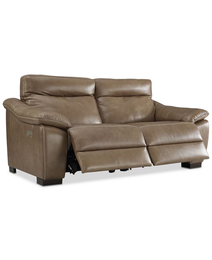 Macys best sale reclining sofa
