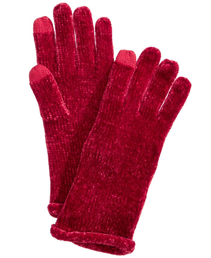 Charter Club Chenille Roll-Top Gloves, Created for Macy's - Macy's