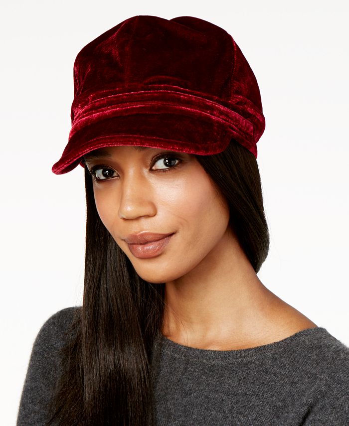 Nine West Velvet Newsboy Cap Macy's