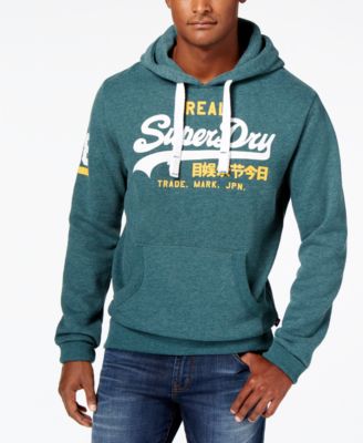 Mens Vintage Logo Duo Classic Hoodie In ENAMEL GREEN | UK