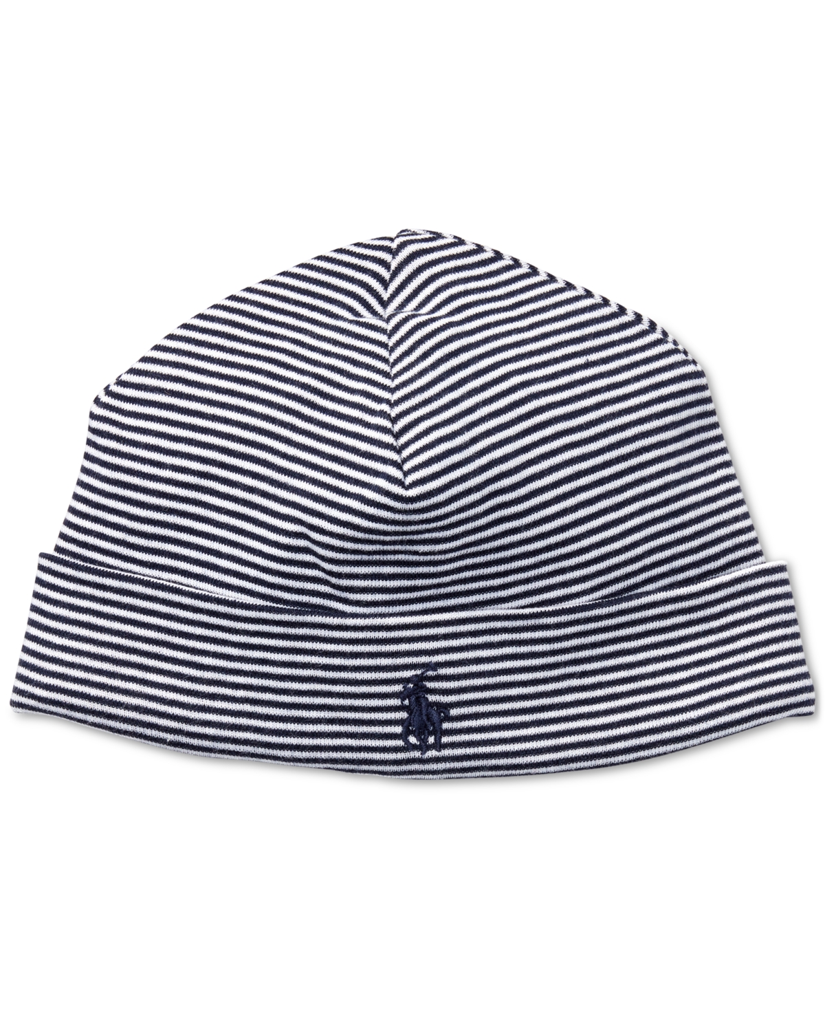 Polo Ralph Lauren Baby Boys Striped Soft Cotton Hat In French Navy