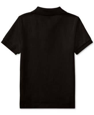 Toddler and Little Boys Cotton Mesh Polo Shirt