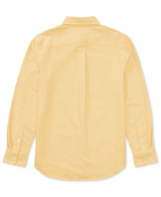 8-20 Boys' Embroidered Pony Logo Cotton Oxford Shirt