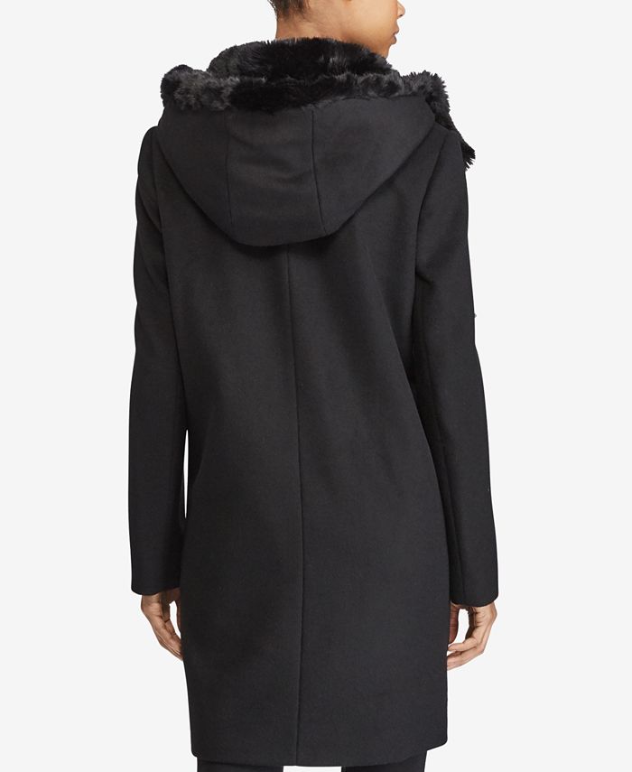 Lauren Ralph Lauren Faux-Fur-Hooded Coat & Reviews - Coats & Jackets ...