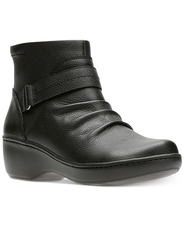Clarks Collection Women's Delana Fairlee Ankle Booties - Macy's