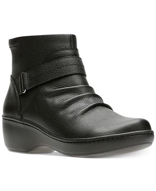 Clarks Collection Women's Delana Fairlee Ankle Booties - Boots - Shoes ...