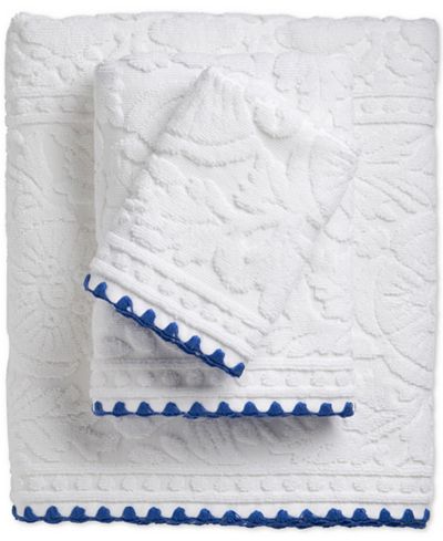 Caro Home Macedonia Cotton Jacquard Bath Towel Collection