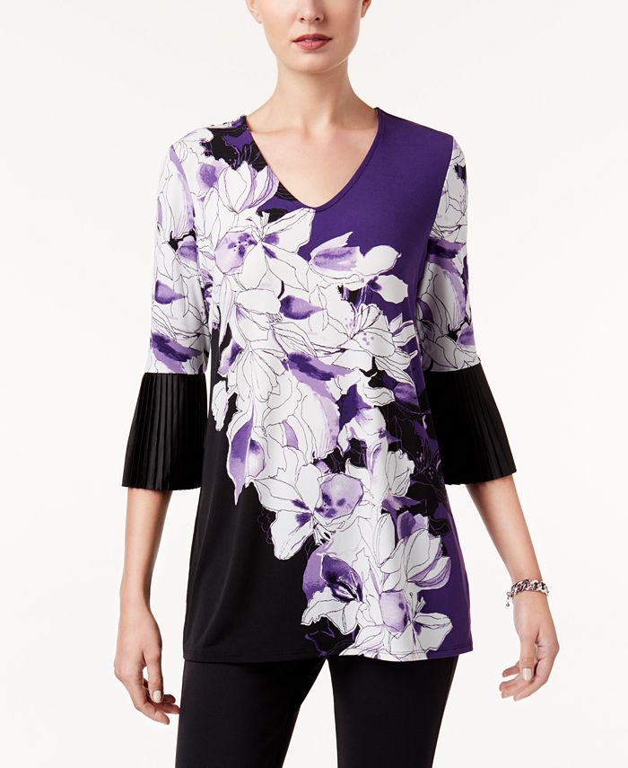 macy's alfani petite tops