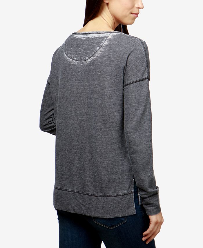 Lucky Brand Embroidered Sweatshirt Created for Macy's - Macy's