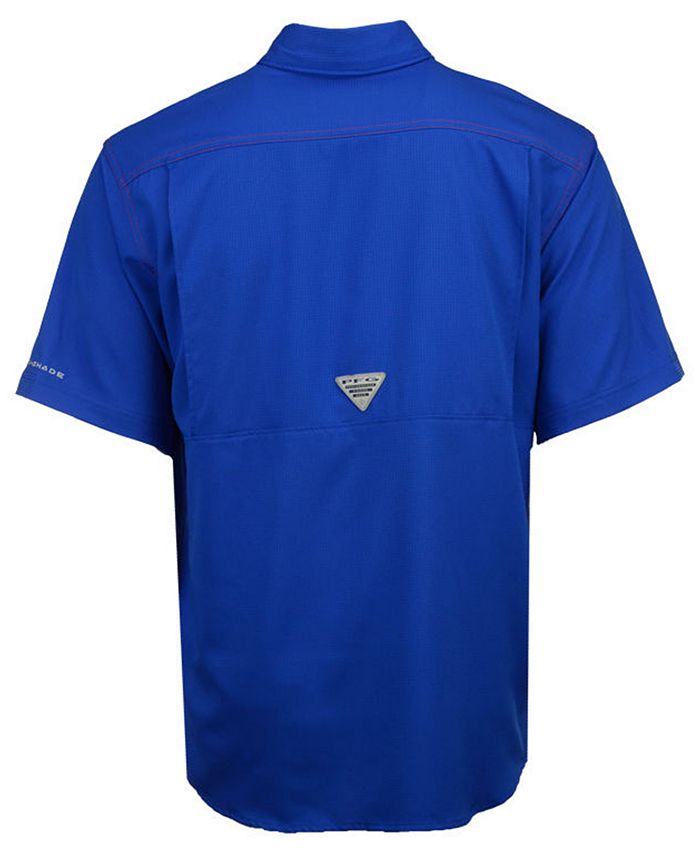 Columbia Men's Chicago Cubs Low Drag Short Sleeve Shirt Macy's