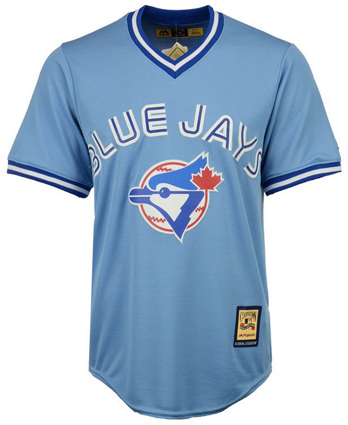 Toronto Blue Jays Gray Crew Neck T Tee Shirt Mens S Majestic 50/50