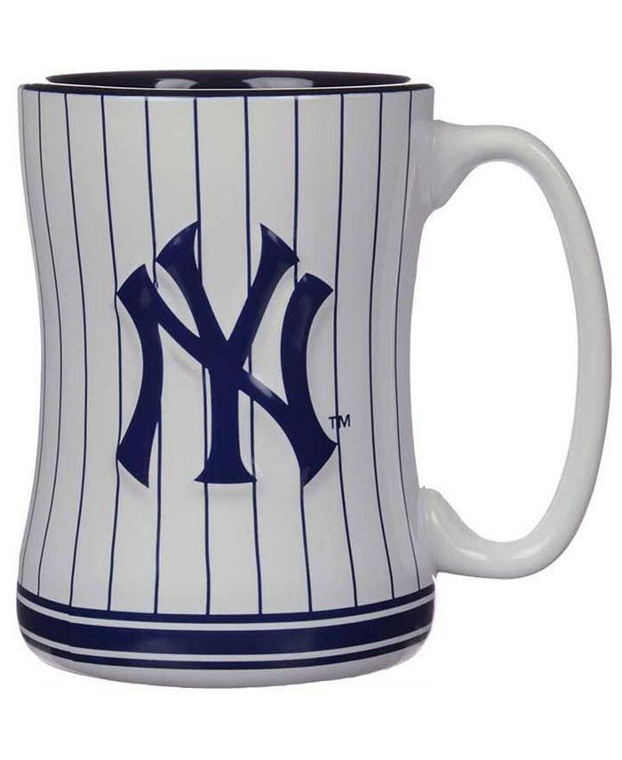 Boelter Brands Licensed MLB Giant Oversized 32oz Bowl Mug (New York Yankees)