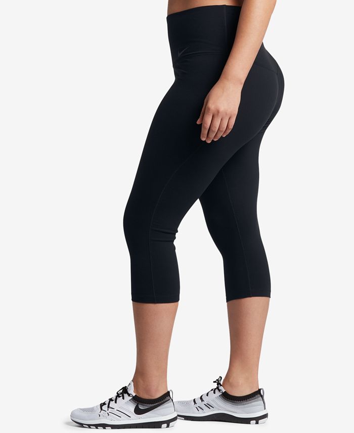 Nike Plus Size Power Legendary Dri-FIT High-Rise Capri - Macy's