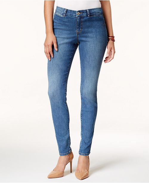 Style & Co Petite Curvy-Fit Skinny Jeans, Created for Macy&#39;s & Reviews - Jeans - Petites - Macy&#39;s