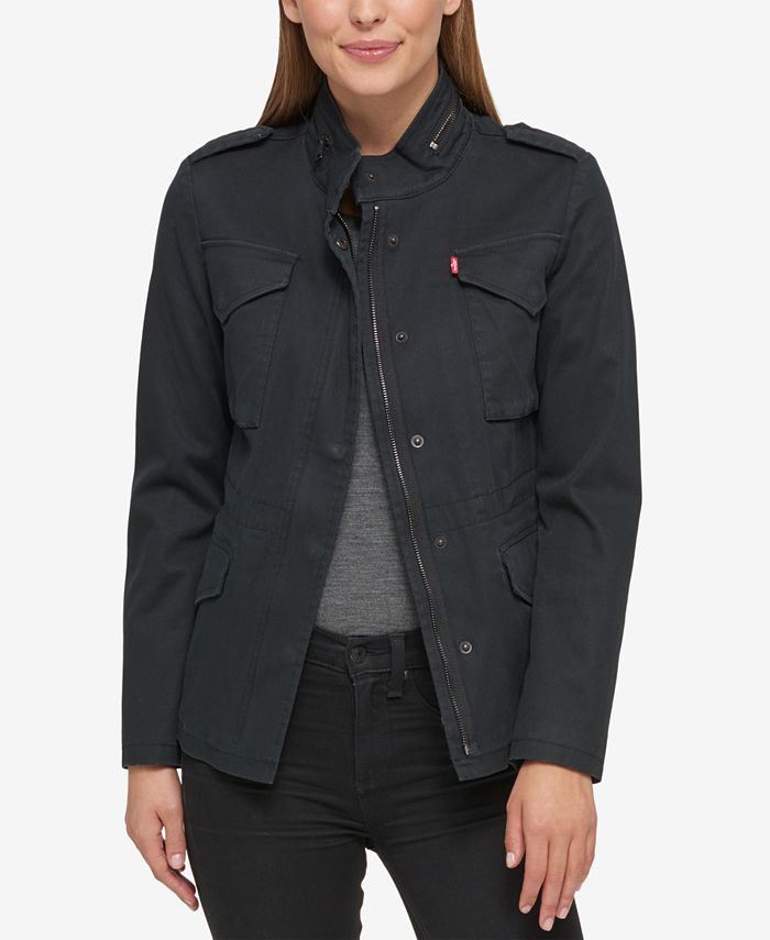 Levi's Cotton Utility Jacket & Reviews - Jackets & Blazers - Women - Macy's