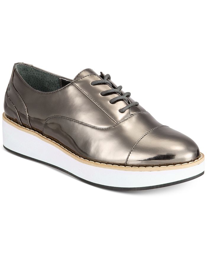Bar III Dabney Lace-Up Platform Oxfords, Created for Macy's & Reviews ...