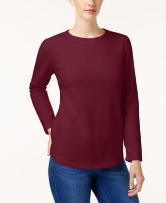 macys petite sweatshirts