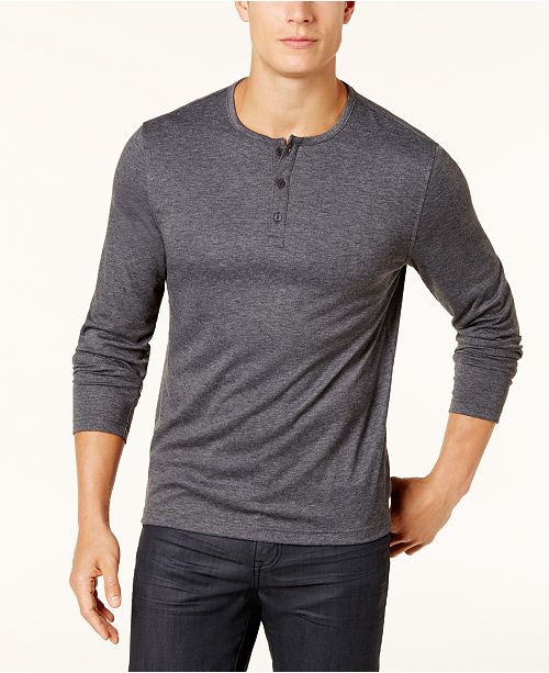 Alfani Men S Soft Touch Stretch Henley Created For Macy S