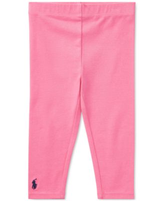 Baby Girls Stretch Cotton Leggings