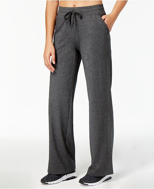 Ideology Wide-Leg Sweatpants, Created for Macy's & Reviews - Pants ...