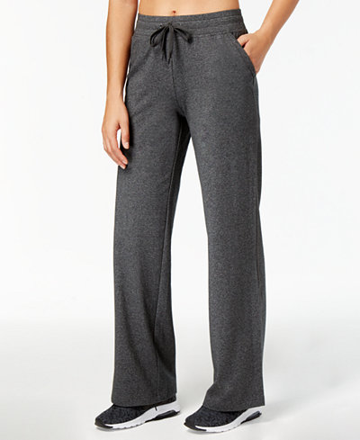 Ideology Wide-Leg Sweatpants, Created for Macy&#39;s - Pants & Capris - Women - Macy&#39;s