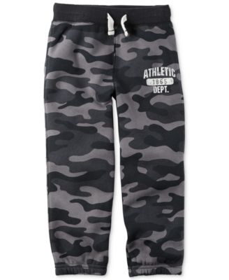 Carter's - Athletic Graphic-Print Camo Sweatpants, Toddler Boys (2T-4T)