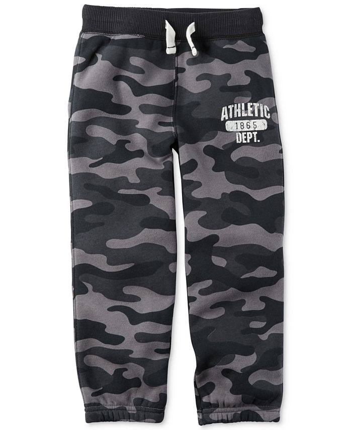 Carter s Athletic Graphic Print Camo Sweatpants Toddler Boys Macy s