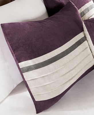 Palmer Faux-Suede7-Pc. Comforter Set, Queen