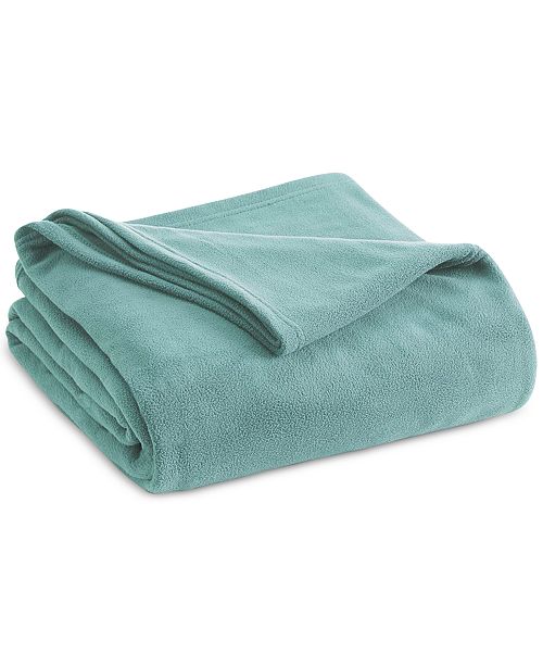 Vellux Brushed Microfleece Twin Blanket & Reviews Blankets & Throws