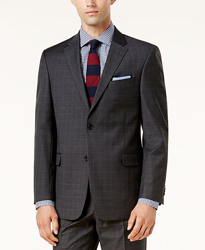 Tommy Hilfiger Mens Modern Fit Performance Suit with Stretch