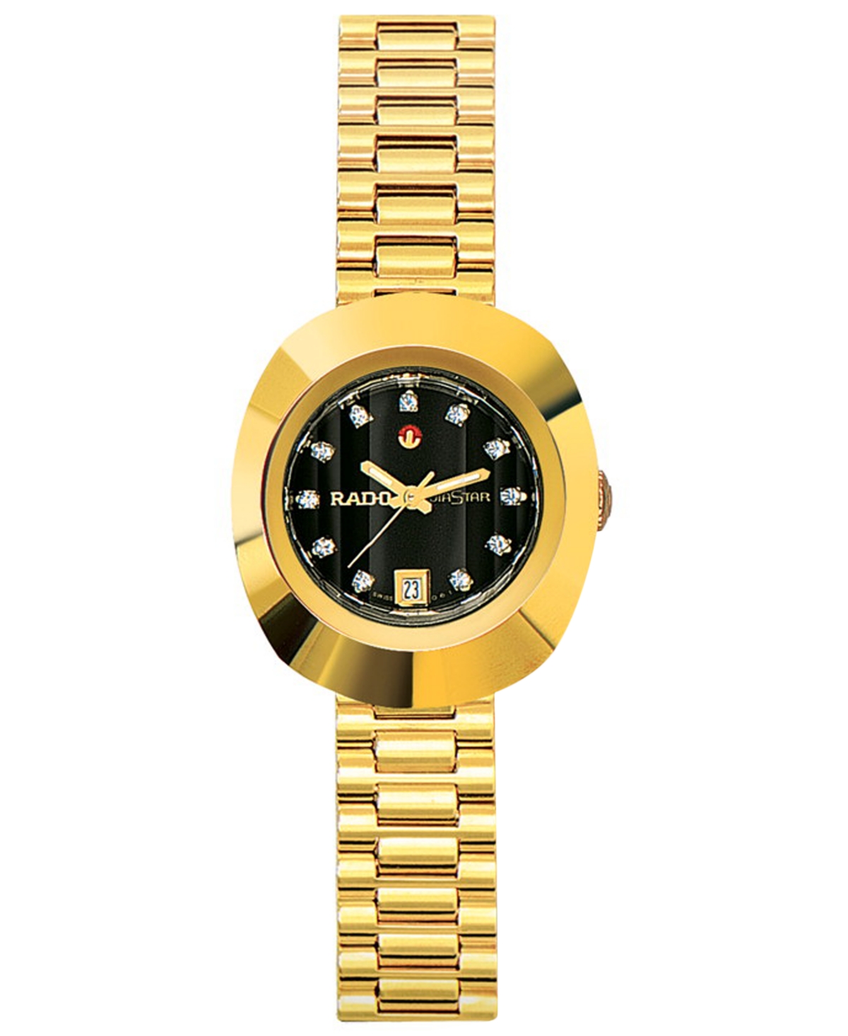Rado Watch, Women's Automatic Original Gold Pvd Stainless Steel Bracelet R12416613 In No Color