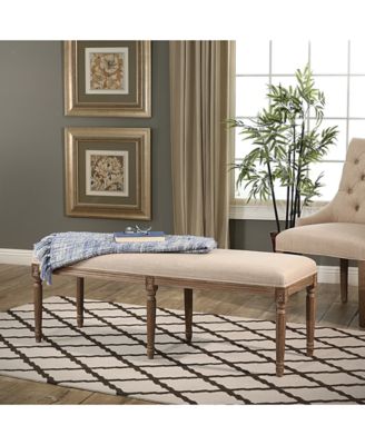Furniture CLOSEOUT!Joanna Ottoman Bench, Quick Ship 