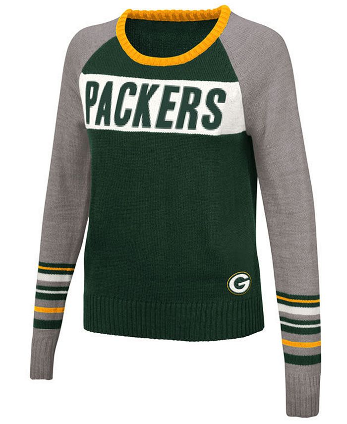 Touch by Alyssa Milano Women's Green Bay Packers Team Spirit Sweater -  Macy's