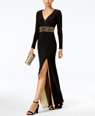 XSCAPE - Embellished A-Line Gown