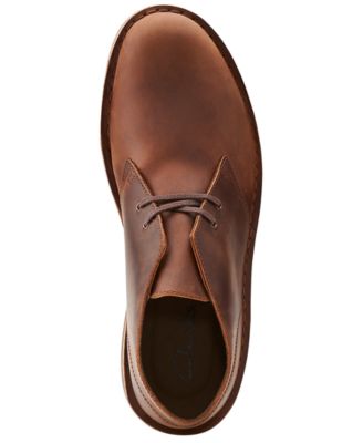 clarks men's bushacre 2 chukka boot dark brown