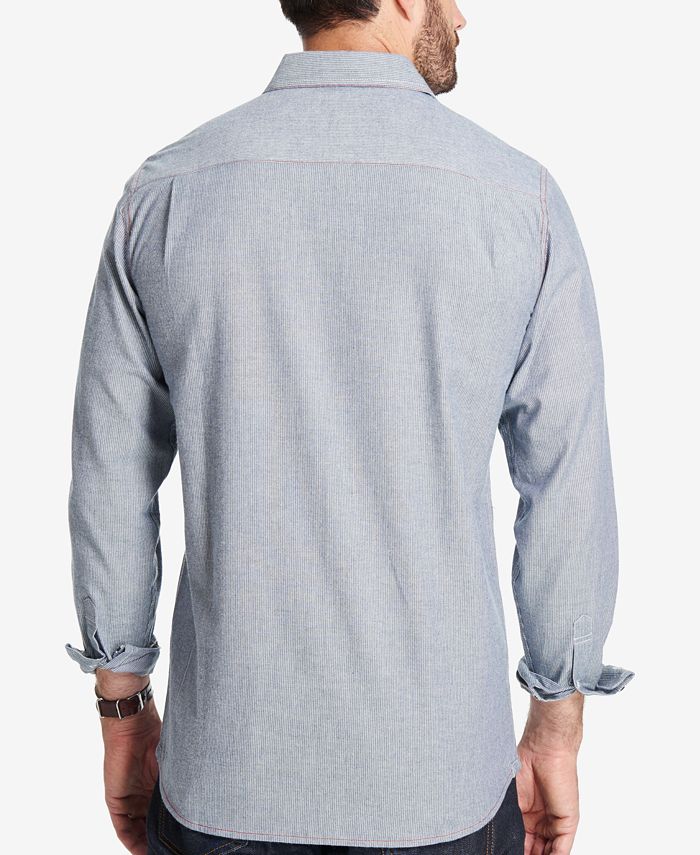 Weatherproof Vintage Men's Pinstriped Flannel Shirt - Macy's