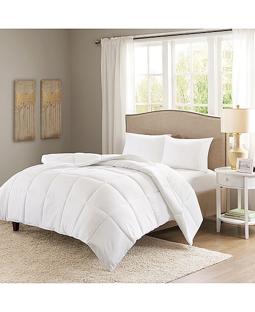 Sleep Philosophy Copper Infused Microfiber White Twin Twin Xl Down Alternative Comforter Reviews Comforters Bed Bath Macy S